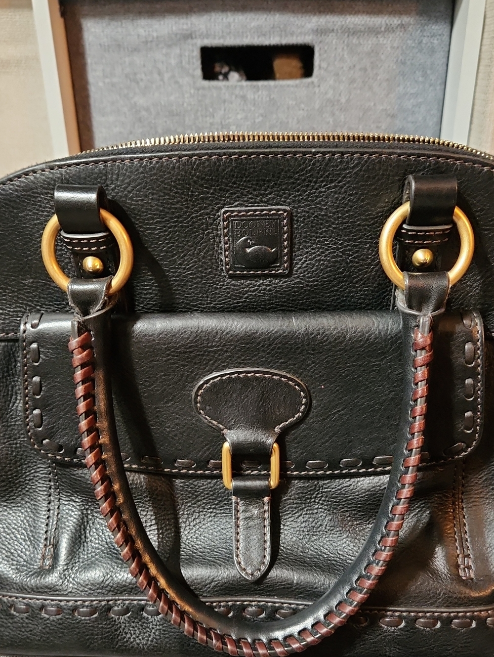 Dooney & Bourke Florentine Domed Large Front Pocket Satchel - Picture 13 of 13